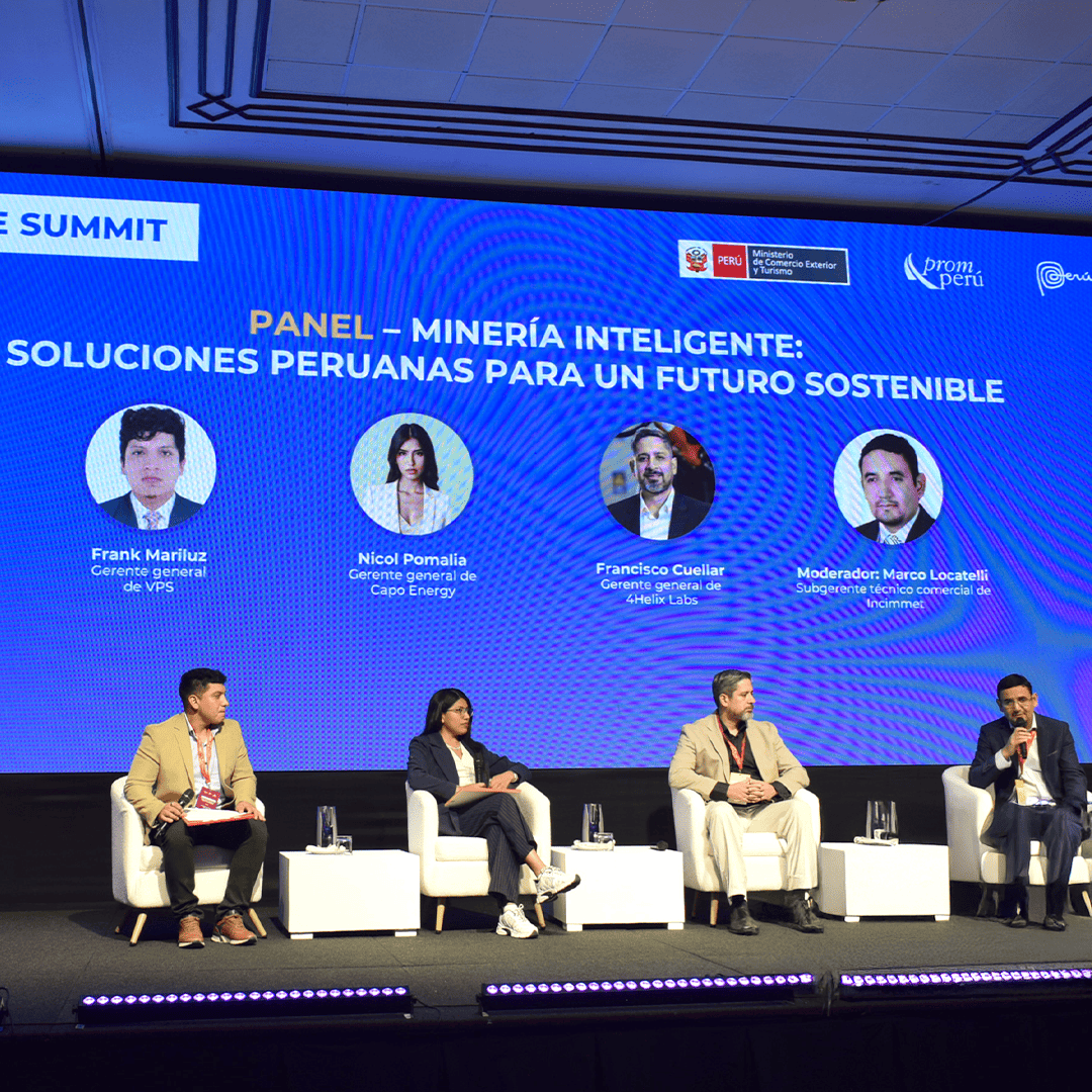 Smart mining panel at Peru Service Summit
