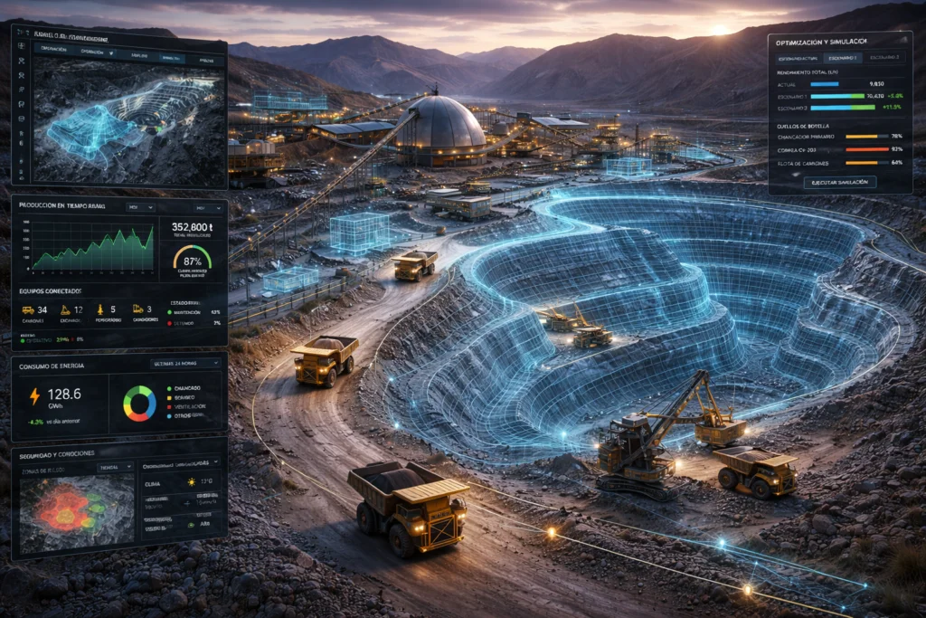 DataTwin y tecnología aplicada a operaciones mineras