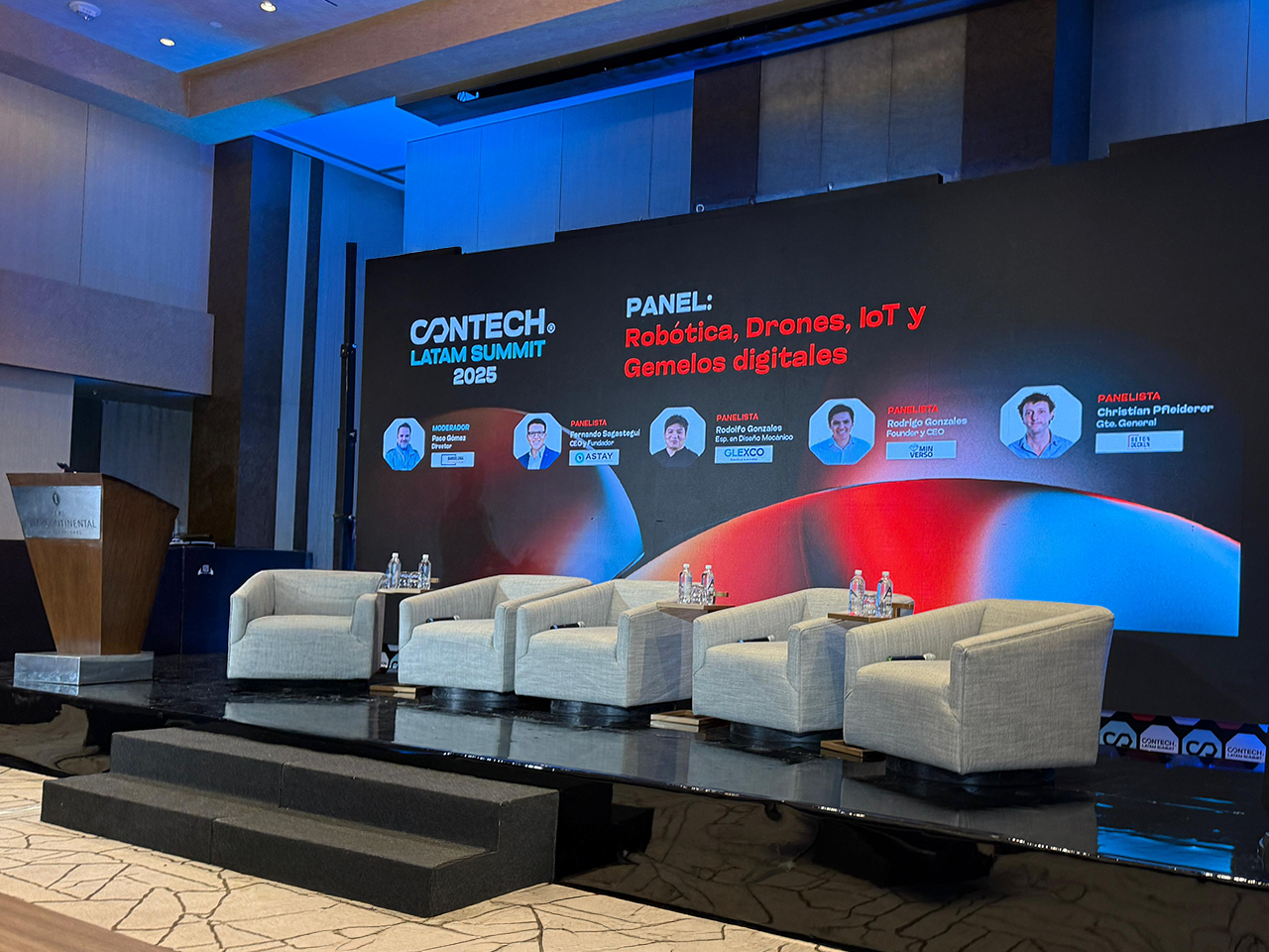 Escenario de ConTech LATAM Summit 2025