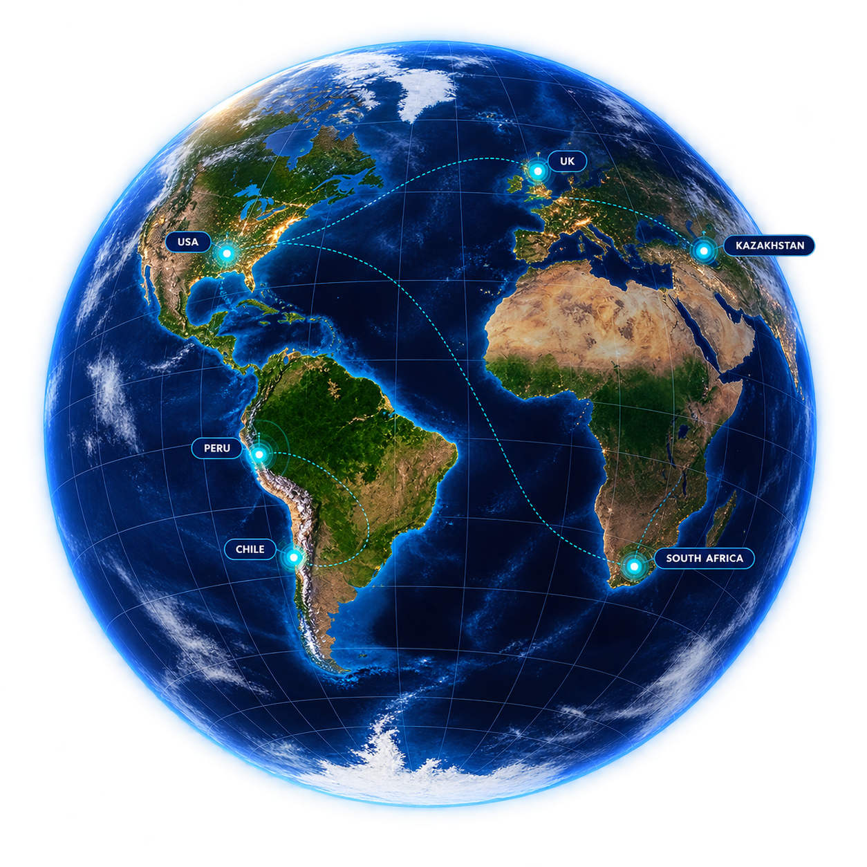 Presencia internacional de ASTAY Systems